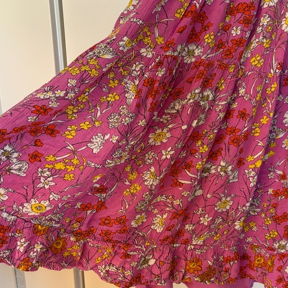 Japna Charming Pink Floral Smocked Sundress Size S - Picture 5 of 10